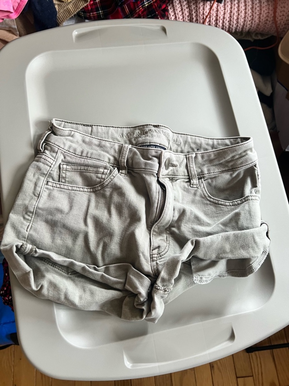 American Eagle - Super Super Stretch & Hi-Rise Shortie Shorts